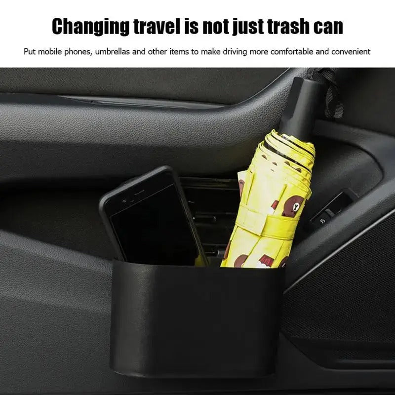 car trash can leakproof garbage can